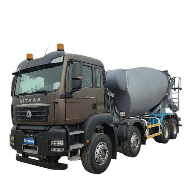Sitrak 8x4 12cbm شاحنة خلاط الخرسانة