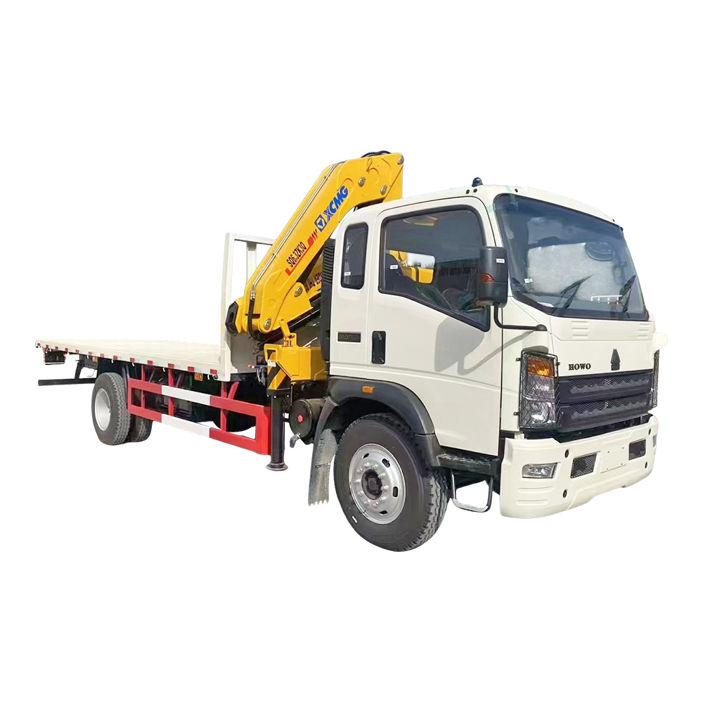 ساينو تراك HOWO 4X2 5T شاحنة رافعة مطوية