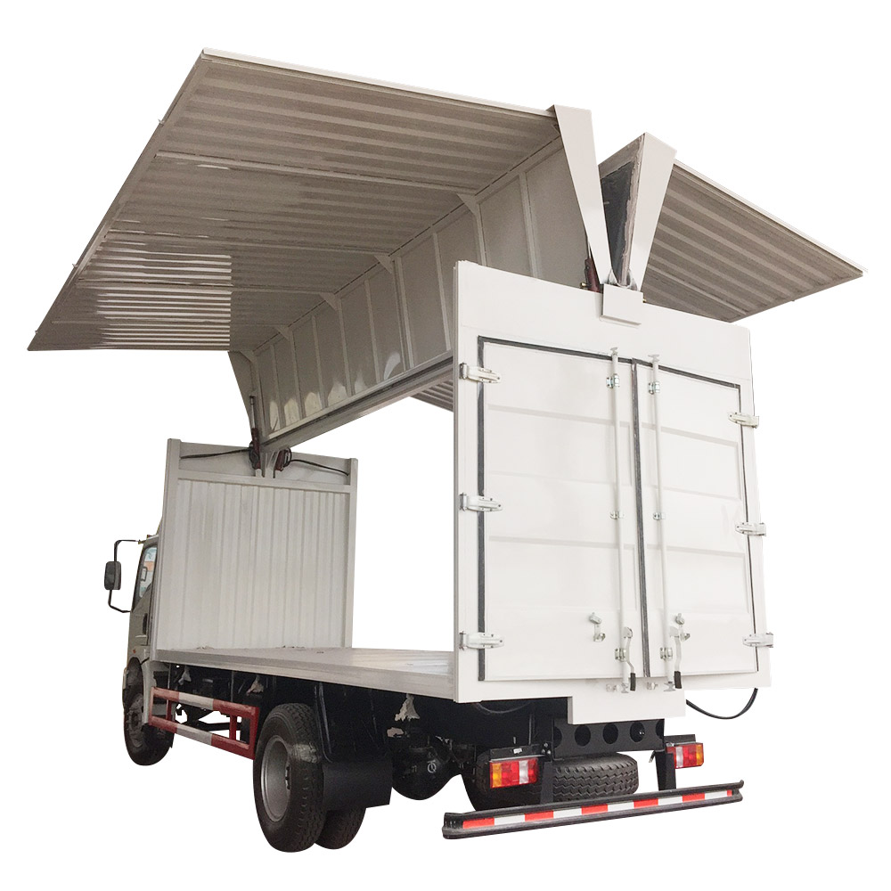 SINOTRUK HOWO 4X2 5T شاحنة صندوق الجناح الخفيفة 2