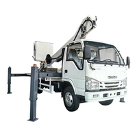 Howo Isuzu 4x2 Telescopic 20m Aerial منصة العمل الشاحنة