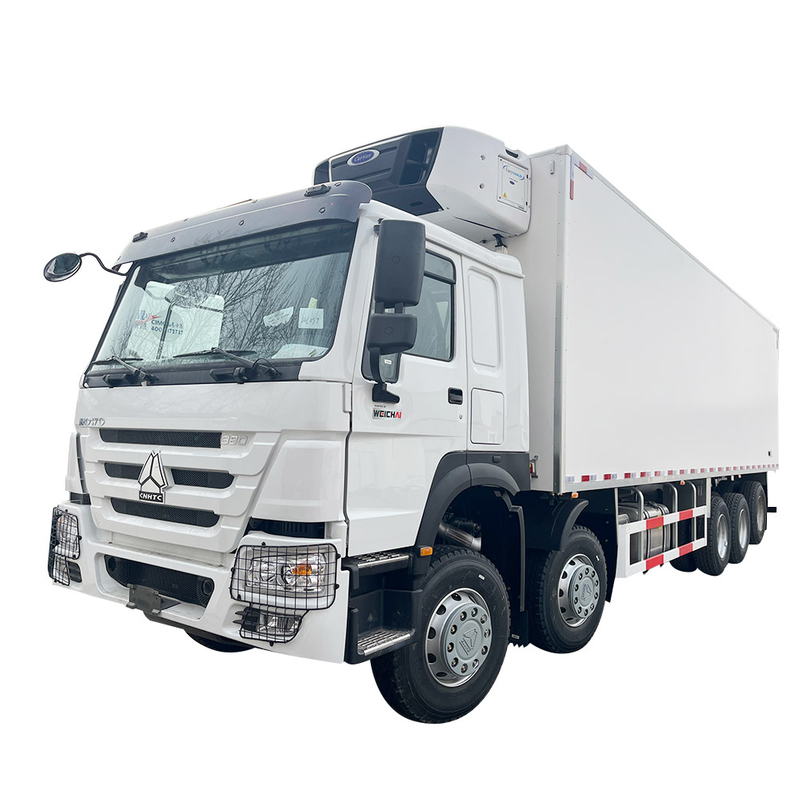 Howo 8x4 30T شاحنة تبريد الثلاجة