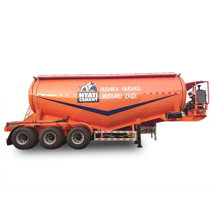 CIMC 3 محاور 40CBM مقطورة دبابة الأسمنت السائبة للجزائر