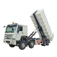 ساينو تراك HOWO 8X4 شاحنة القمامة ذات الخطاف