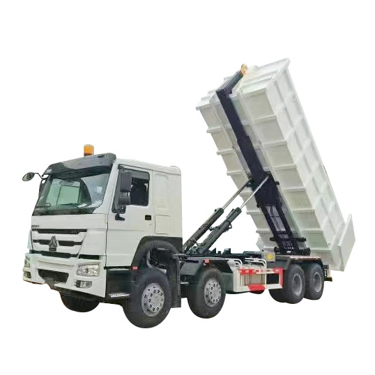 ساينو تراك HOWO 8X4 شاحنة القمامة ذات الخطاف