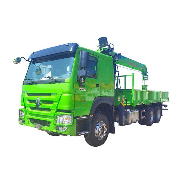 ساينو تراك HOWO 10T 6X4 شاحنة رافعة تلسكوبية
