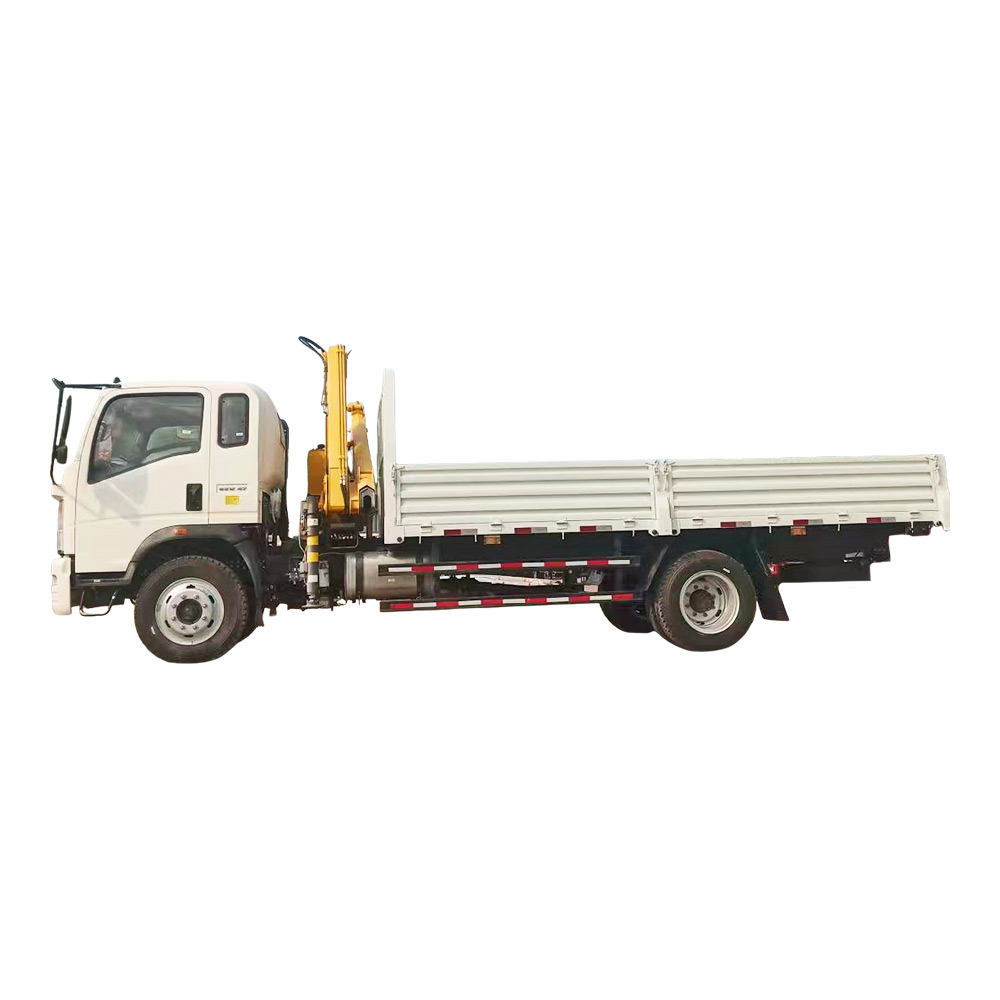 ساينو تراك HOWO 4X2 5T شاحنة رافعة مطوية