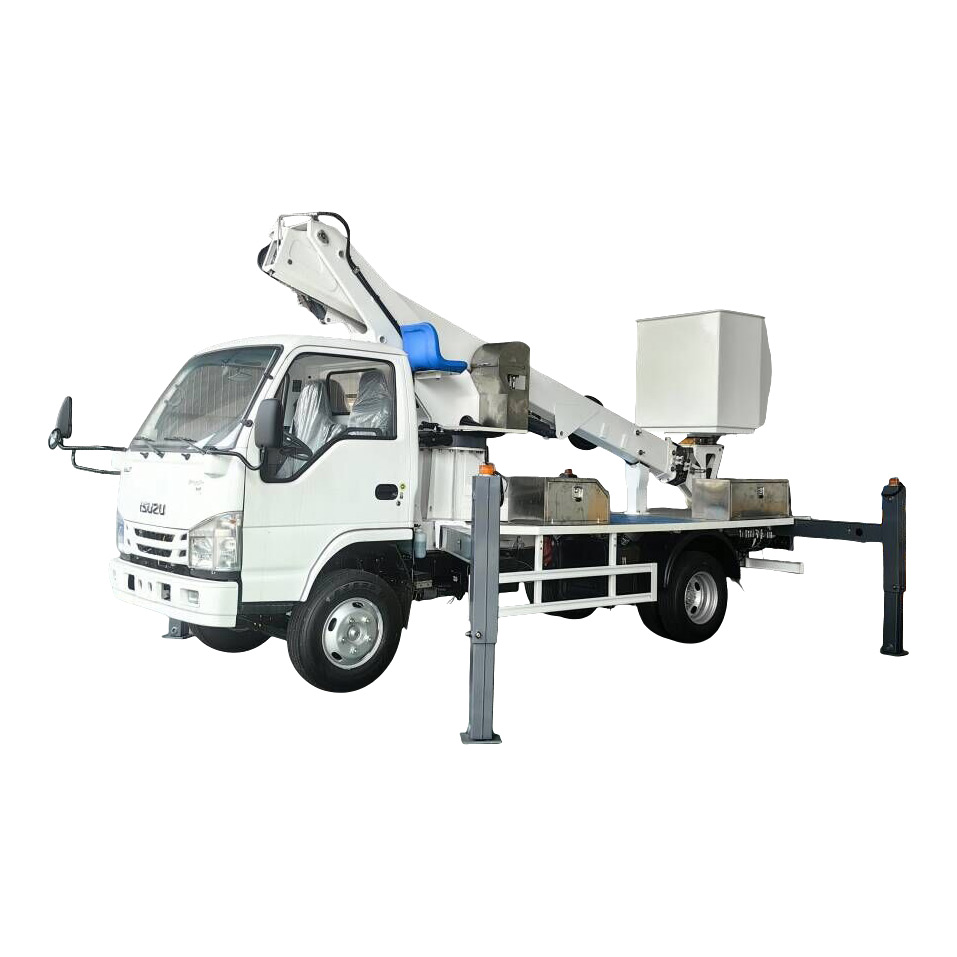 Howo Isuzu 4x2 Telescopic 20m Aerial منصة العمل الشاحنة