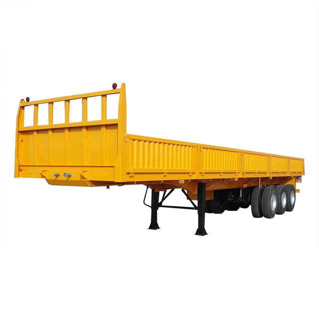 CIMC 3 محاور 40T نصف مقطورة ذات جدار جانبي