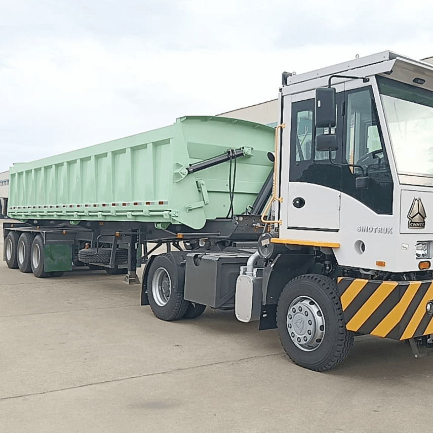 Sinotruk Hova 4x2 يد محرك اليد اليمنى شاحنة الجرار
