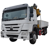 ساينو تراك HOWO 6X4 10T شاحنة رافعة مطوية