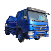 Howo 4x2 12000 لتر 12CBM شاحنة مياه الصرف الصحي