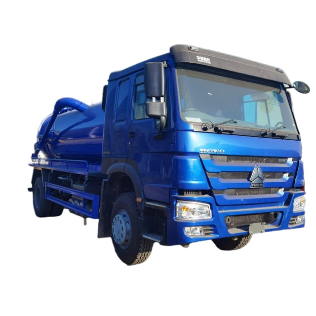 Howo 4x2 12000 لتر 12CBM شاحنة مياه الصرف الصحي