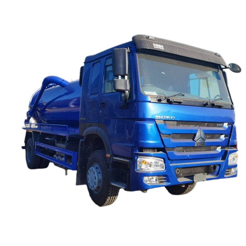 Howo 4x2 12000 لتر 12CBM شاحنة مياه الصرف الصحي
