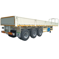 CIMC 3 محاور 60T 600mm مقطورة جانبية للجزائر 