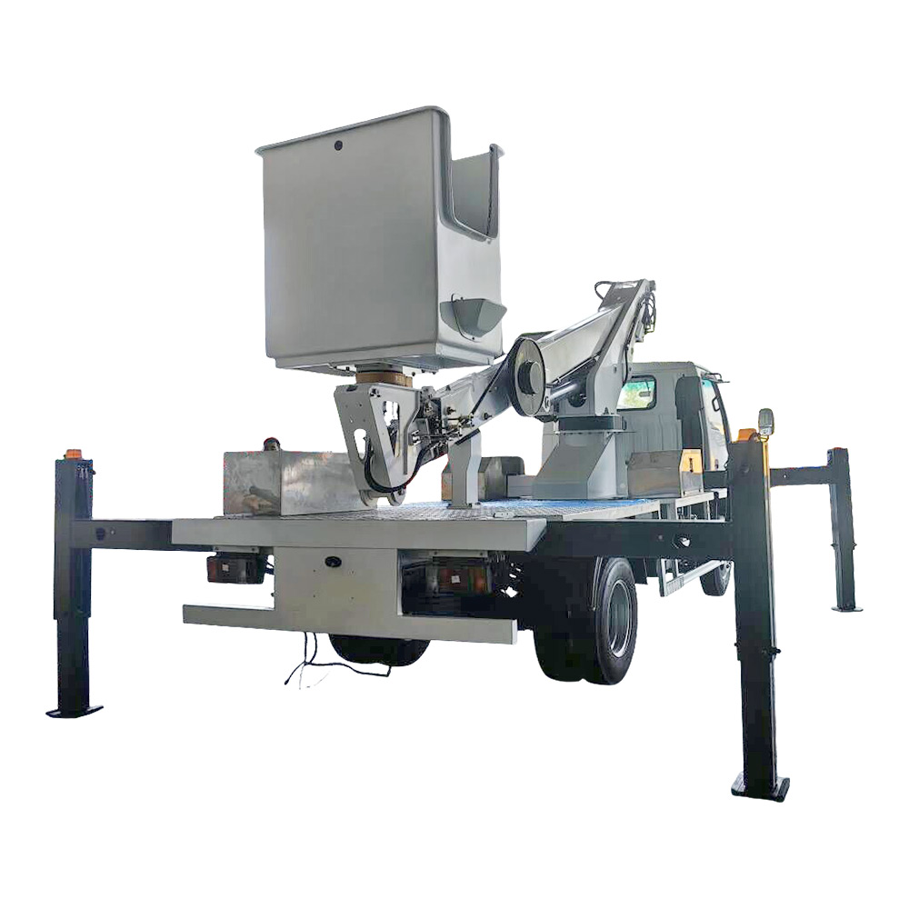 Howo Isuzu 4x2 Telescopic 20m Aerial منصة العمل الشاحنة