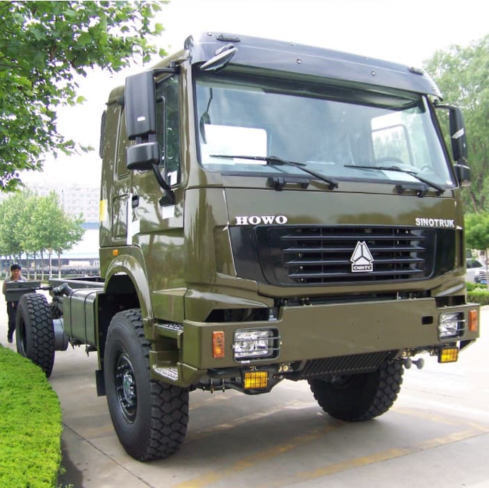 Sinotruk Howo 4x4 All Wheel Drive Cargo Chassis Truck 4 Sinotruk Howo 