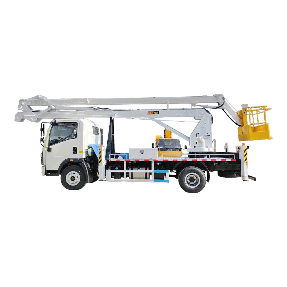 Sinotruk Howo 4x2 20m منصة العمل الجوية مطوية شاحنة 5