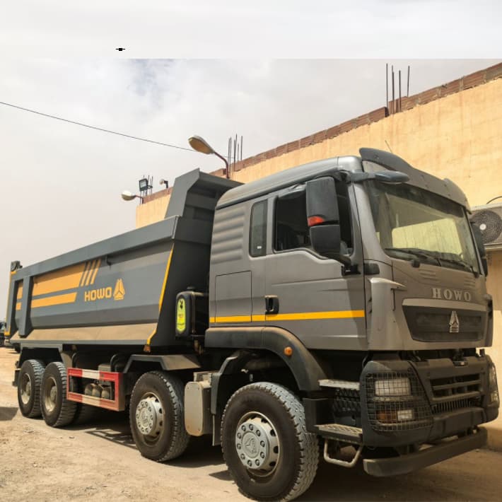 Howo TX 8x4 22CBM Tipper Truck for Algeria 4 