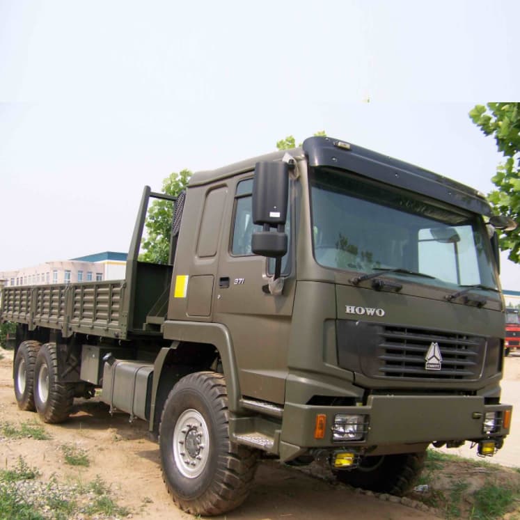  Howo 6x6 All Wheel Drive شاحنة شحن خاصة