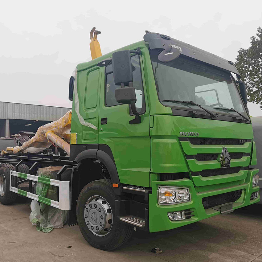 ساينو تراك HOWO 6X4 شاحنة القمامة ذات الخطاف 6