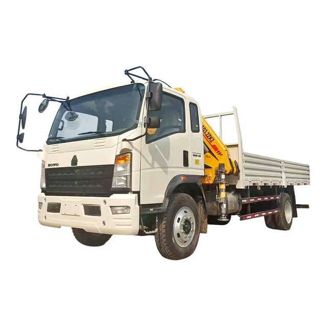 ساينو تراك HOWO 4X2 5T شاحنة رافعة مطوية