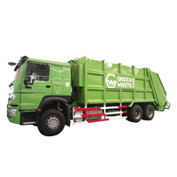 ساينو تراك HOWO 6X4 18CBM شاحنة القمامة الضاغطة