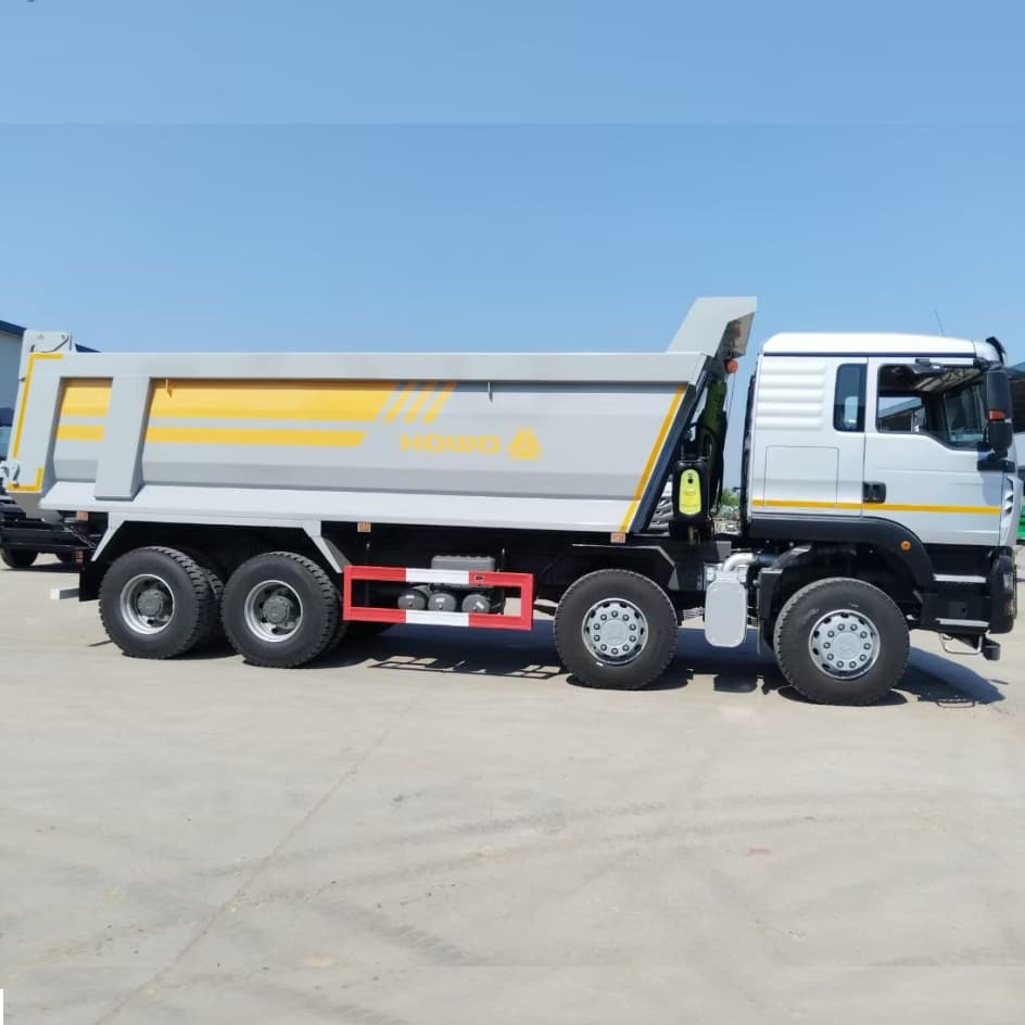 Howo TX 8x4 22CBM Tipper Truck for Algeria 5