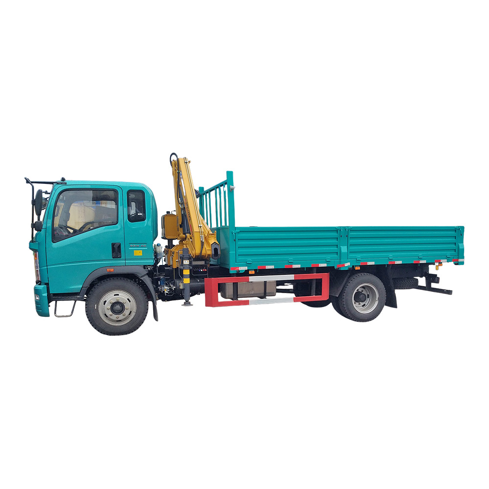 ساينو تراك HOWO 4X2 5T شاحنة رافعة مطوية