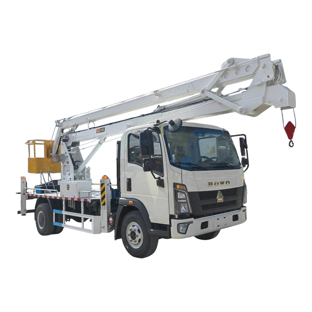  Sinotruk Howo 4x2 20m شاحنة منصة العمل الجوي مطوية