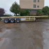 CIMC 3 Axles 40ft 40t مسطح مقطورة للجزائر