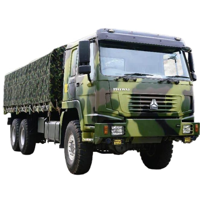  Howo 6x6 All Wheel Drive شاحنة شحن خاصة
