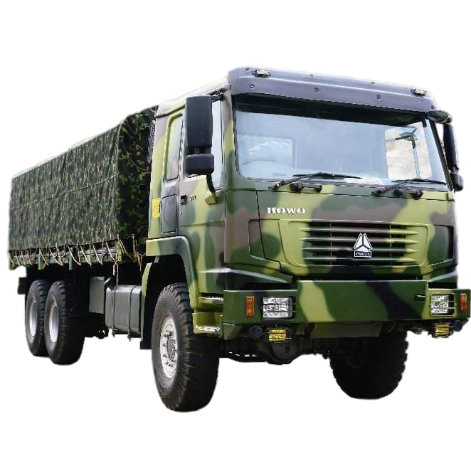  Howo 6x6 All Wheel Drive شاحنة شحن خاصة