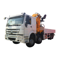 ساينو تراك HOWO 8X4 43T شاحنة رافعة مطوية 