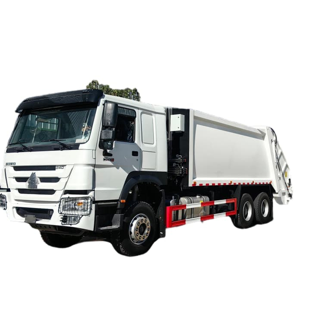 ساينو تراك HOWO 6X4 20CBM شاحنة القمامة الضاغطة لأفريقيا