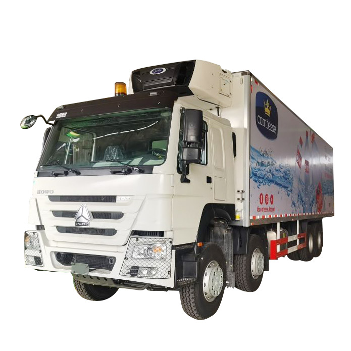 Howo 8x4 30T شاحنة تبريد الثلاجة