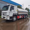 جديد Howo 380HP 20000 لتر 20CBM شاحنة خزان الفولاذ المقاوم للصدأ الحليب