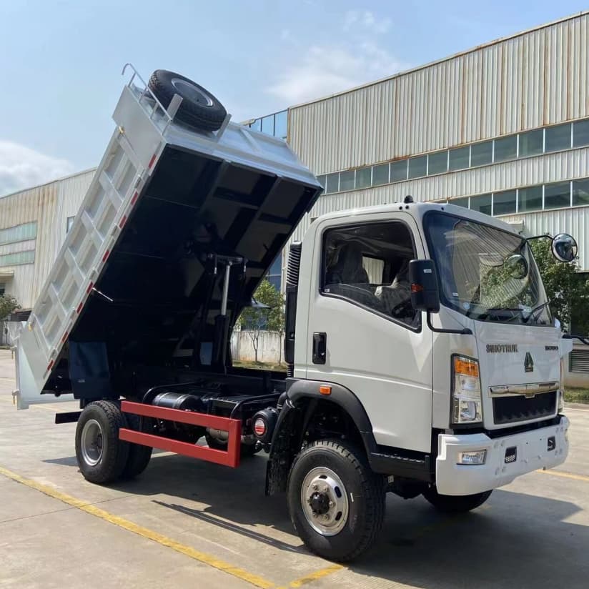 Howo 4x2 3T 5T ​​Dump Tipper Cargo Truck