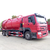 Howo 4x2 12000 لتر 12CBM شاحنة مياه الصرف الصحي