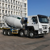 Sinotruk Howo 8x4 12cbm 14cbm شاحنة خلاط خرسانية