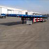 CIMC 3 Axles 40ft 40t مسطح مقطورة للجزائر