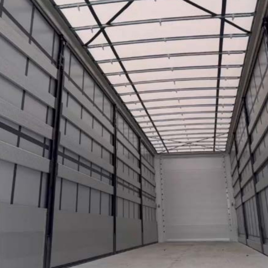 CIMC 3 Axles 20t 40ft الستار مقطورة للجزائر