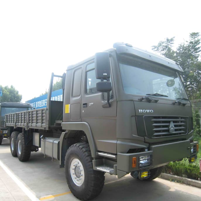  Howo 6x6 All Wheel Drive شاحنة شحن خاصة