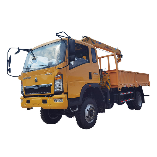 ساينو تراك HOWO 4X2 5T شاحنة رافعة تلسكوبية