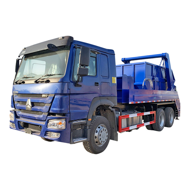 ساينو تراك HOWO 6X4 شاحنة القمامة ذات الذراع المتأرجح