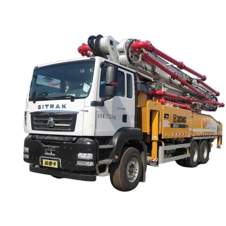Sinotruk Sitrak Truck مثبتة على 52 مترًا شاحنة مزدوجة بومب ، 