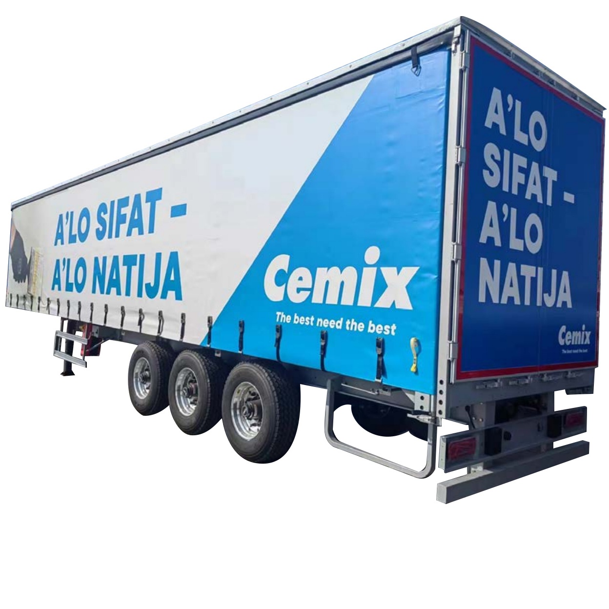 CIMC 3 محاور 40T ستارة مقطورة للجزائر