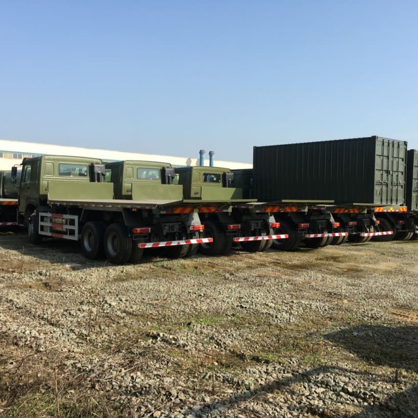 Howo 6x6 All Wheel Drive Cargo Truck 5 