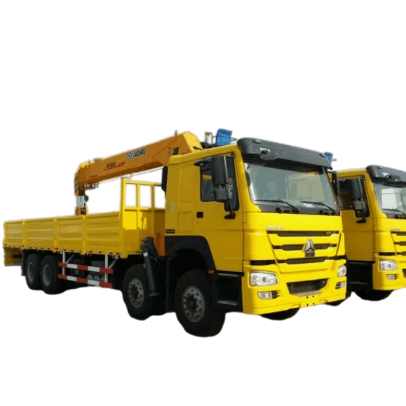  ساينو تراك HOWO 8X4 20T XCMG شاحنة رافعة تلسكوبية
